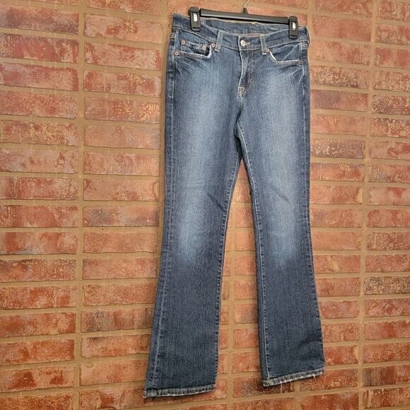 Lucky Brand Short Inseam Classic Bootleg Jeans size 2 / 26 - Picture 1 of 5